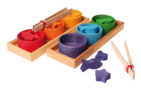 Sorting Game Rainbow Bowl - Grimm's