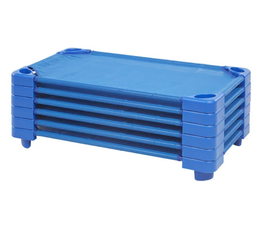 Stackable Kiddie Cot Toddler Ready-to-Assemble - Blue