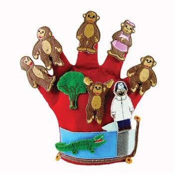 Storytelling Gloves and CD - Monkeys Jumping On The Bed