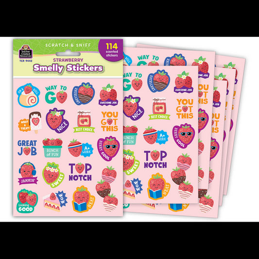 Strawberry Smelly Stickers