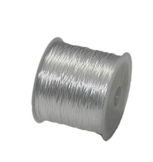 Stretch Bead Cord 1mm x 100m - Clear