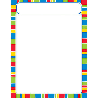 Stripe-tacular Cheerful - Learning Chart