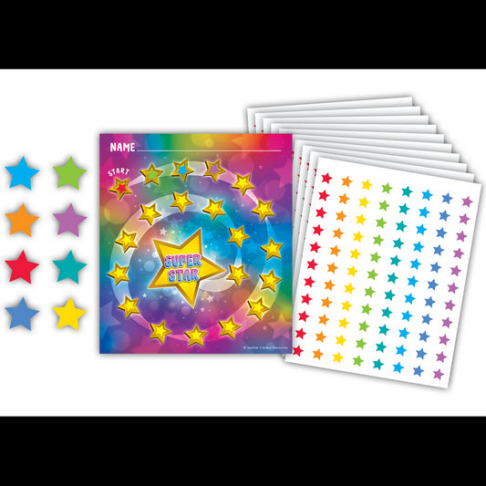 Super Star Reward Trackers with Stickers