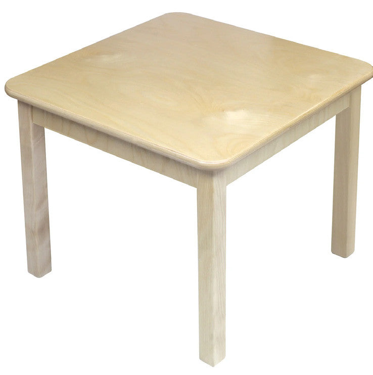 Table - Square 24"X24" Plywood - 20" Legs