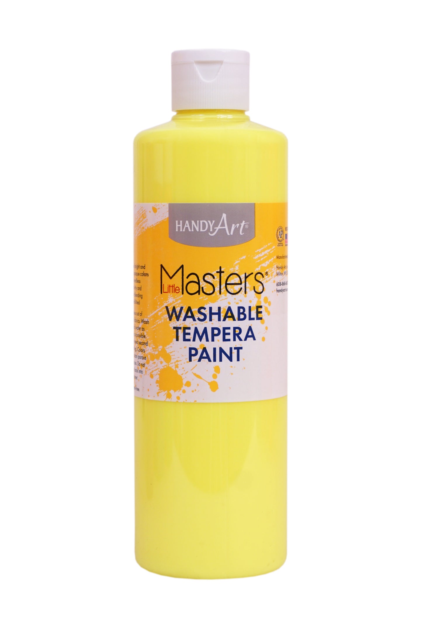 Little Masters® Tempera Washable Paint - Fluorescent Colours - 473ml
