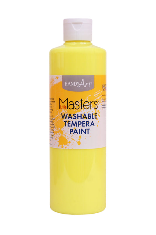 Little Masters® Tempera Washable Paint - Fluorescent Colours - 473ml