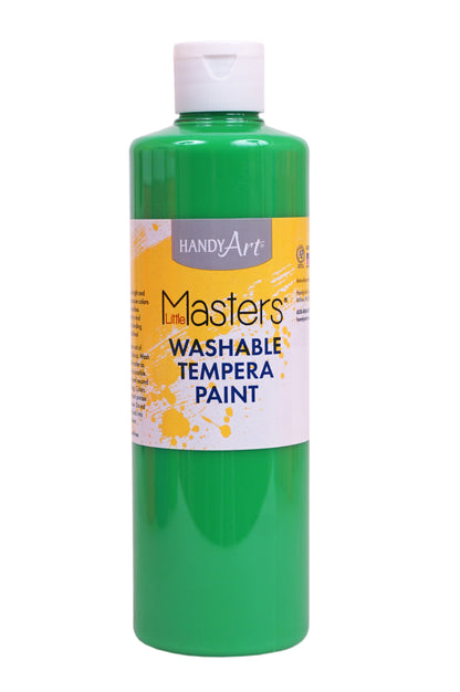 Little Masters® Tempera Washable Paint - Fluorescent Colours - 473ml