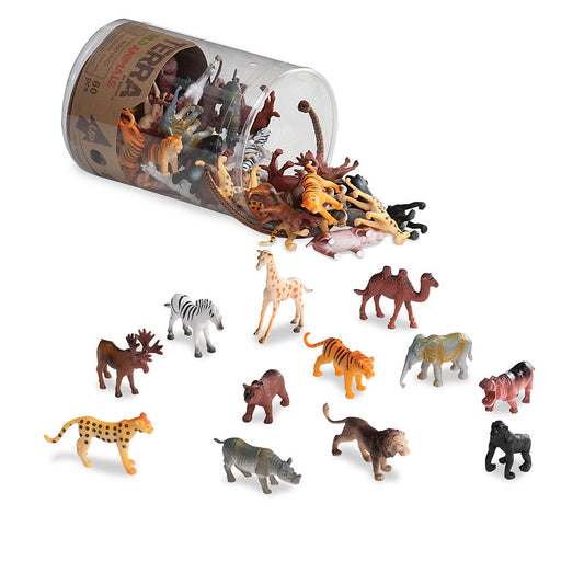 Terra Wild Animals in a Tub (60 pcs)