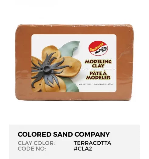 Terracotta Air Dry Modelling Clay 3.3 lbs