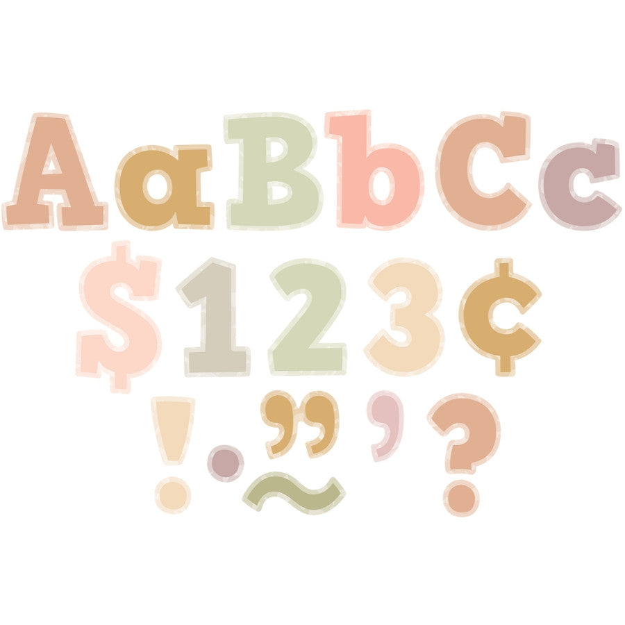 Terrazzo Tones Bold Block Letters – Sonsuh Educational Supplies Inc.