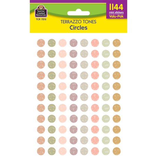 Terrazzo Tones Circles Mini Stickers