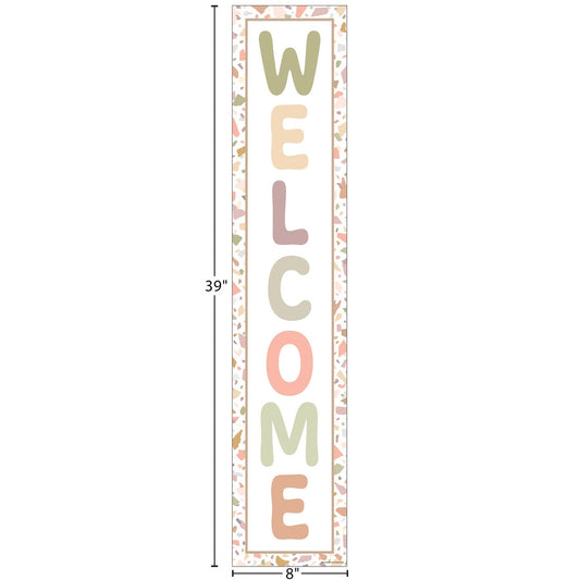 Terrazzo Tones Welcome Banner