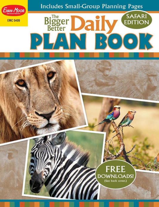 The Bigger Better Planner Book - Safari Edition (Teacher Planner)