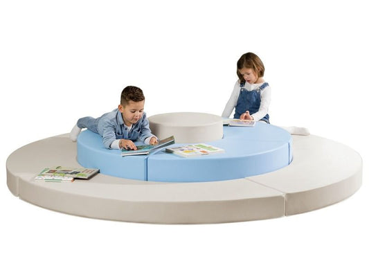 The Island - Light Blue/Ivory