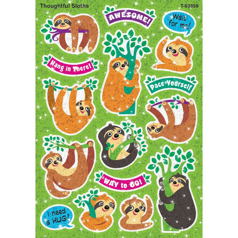 Thoughtful Sloths Stickers