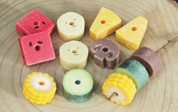 Threading Kebabs Sensory Stones 12PC