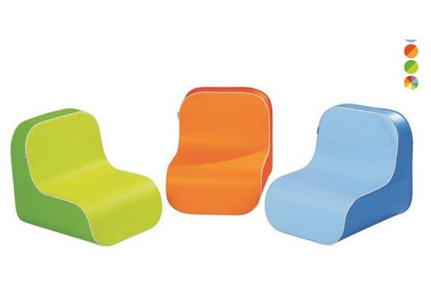 Tic Tac Low Chair Kit, Multicolored - Set of 3