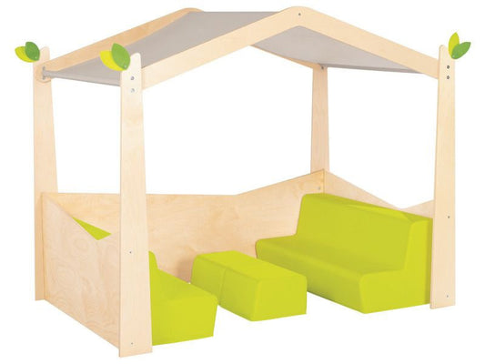 Tiny Tot Cabin - The Living Room (Light Green)