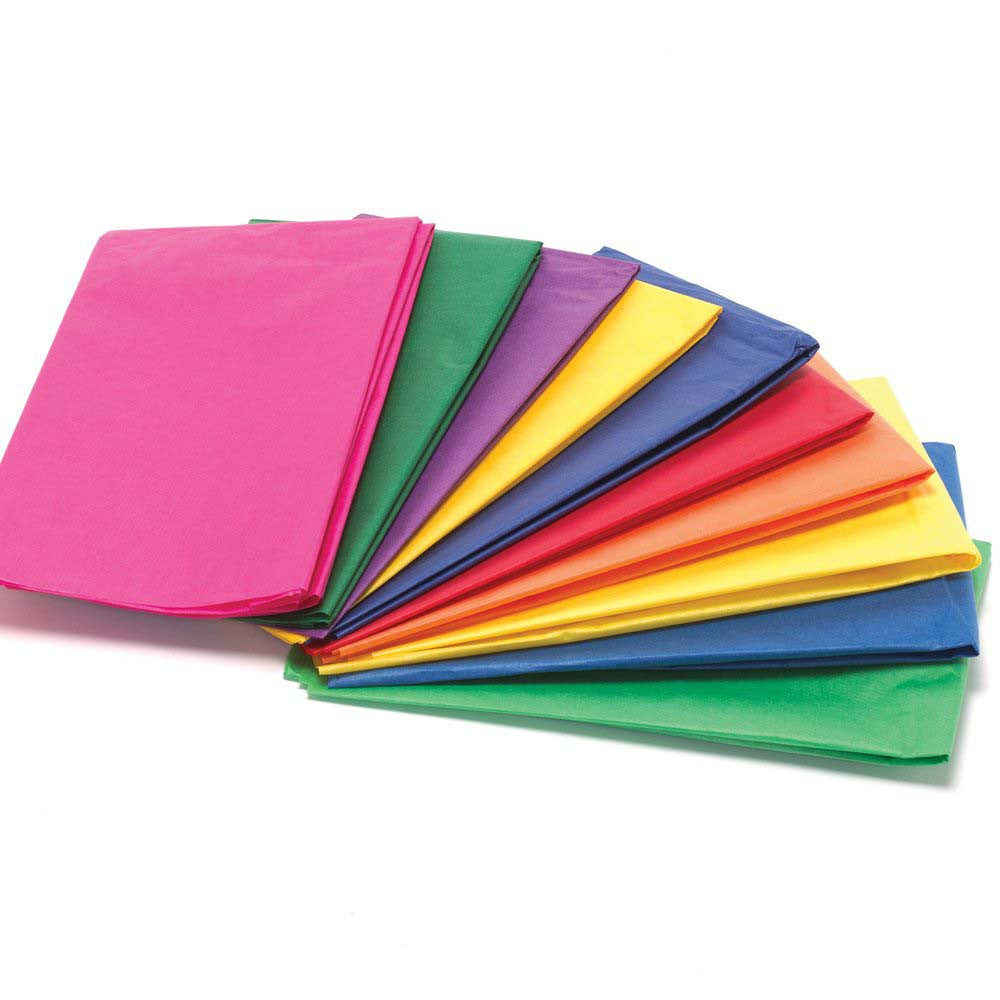 Tissue Paper (20" x 30")- Solid Colours, 24/pk