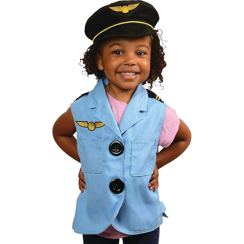 Toddler Dressup Vest and Hat