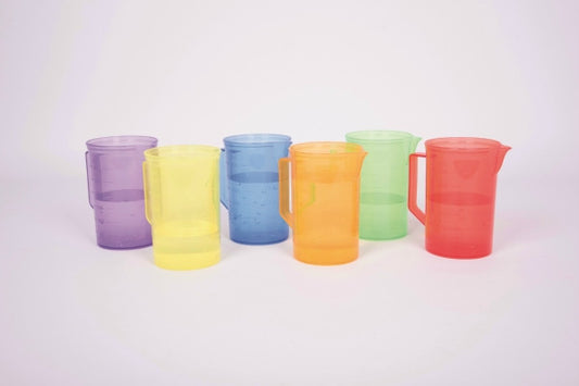 Translucent Colour Jug Set 6PC