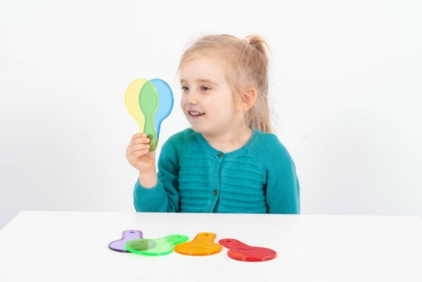 Translucent Colour Paddle Set 6Pc