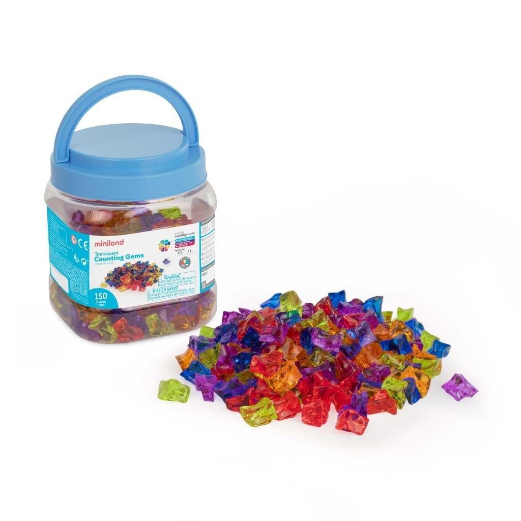 Translucent Counting Gems 150 pcs