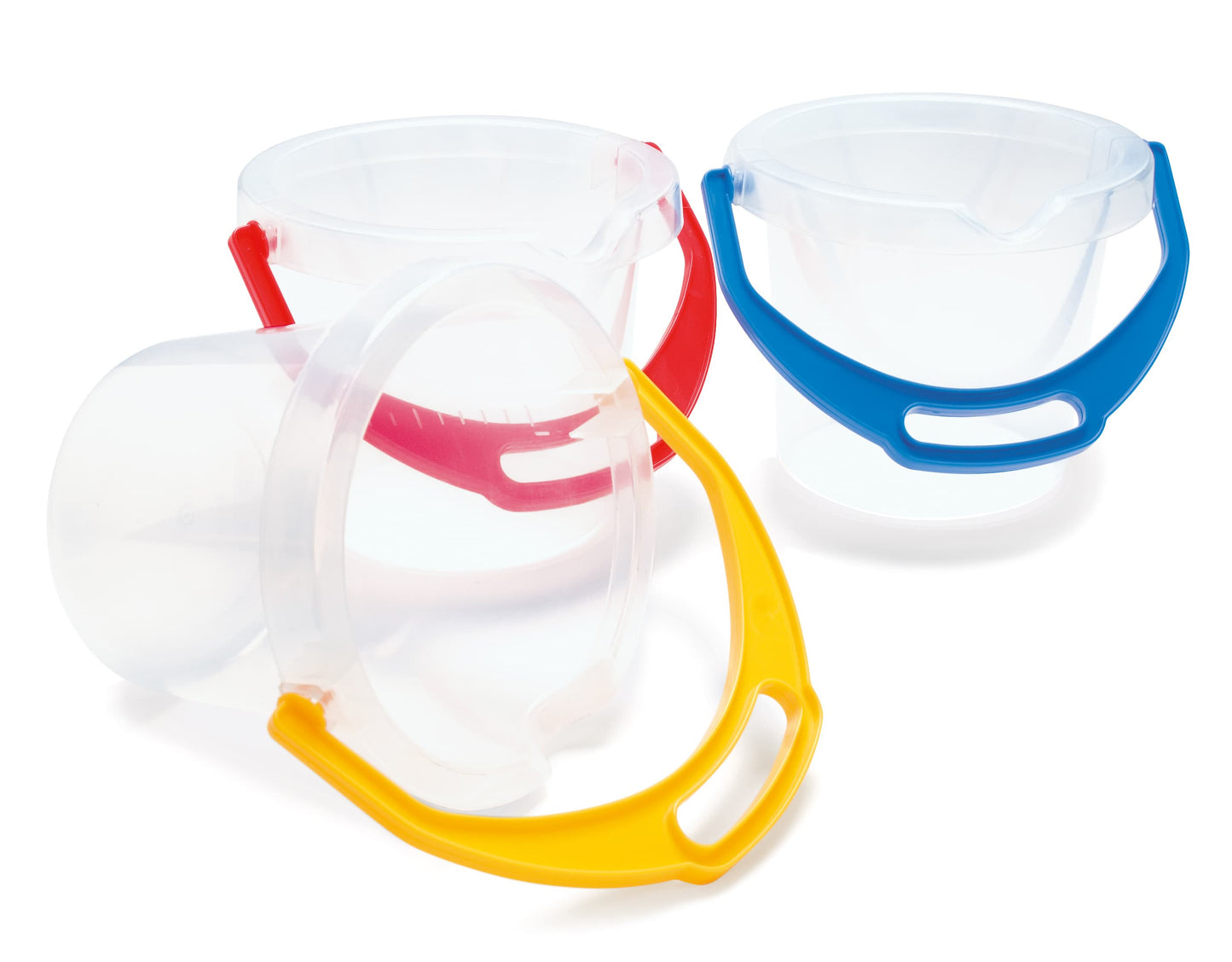 Transparent Bucket with Lip