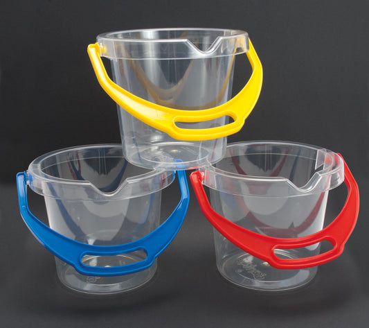 Transparent Bucket with Lip