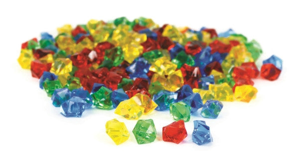 Transparent Counting Jewels 200/PK