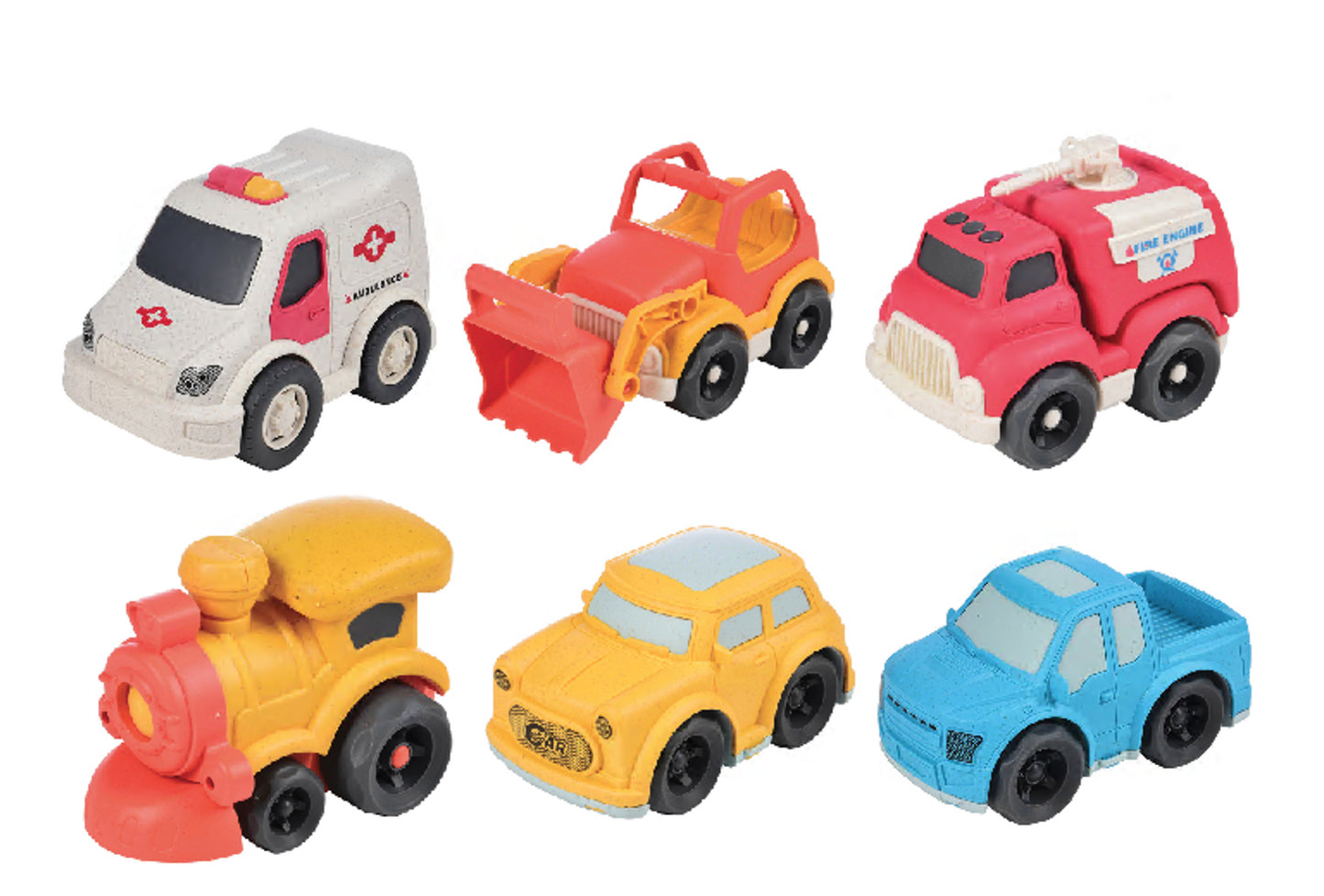 Transportation Vehicles- Set of 6