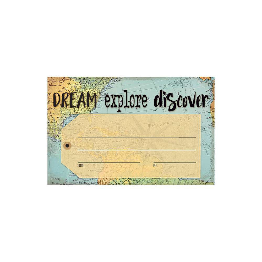 Travel the Map Dream Explore Discover Awards