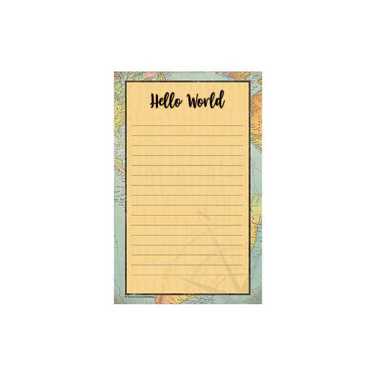 Travel The Map Notepad