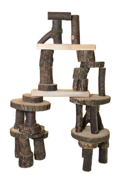 Tree Blocks® with Bark