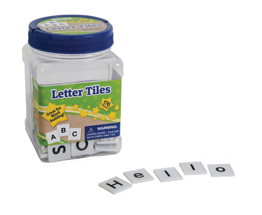 Tub of Letter Tiles (176 pcs)