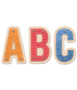 Upcycle Style 2" Uppercase Letter Stickers
