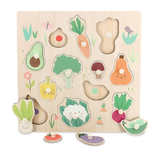 Vegetables Peg Puzzle (12 pcs)