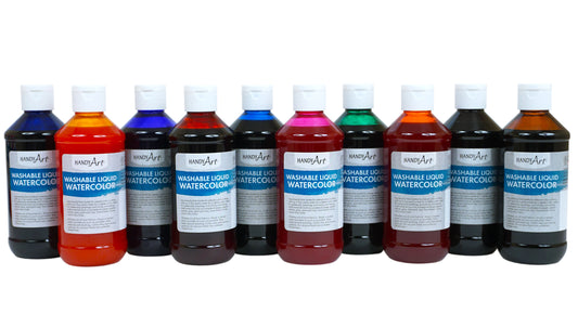 Handy Art Washable Liquid Watercolor Sets - 237ml