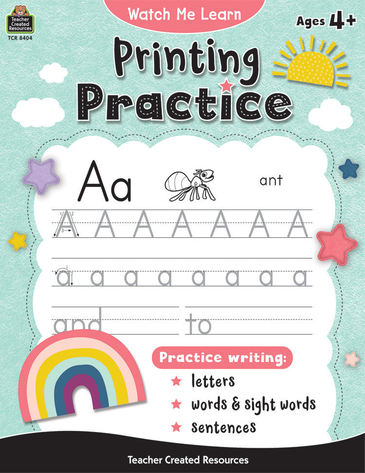 Watch Me Learn: Printing Practice