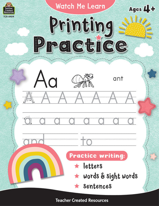 Watch Me Learn: Printing Practice