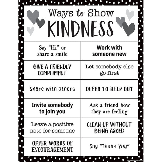 Ways To Show Kindness Chart