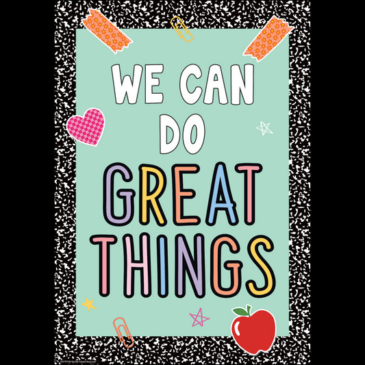 We Can Do Great Things Positive Poster