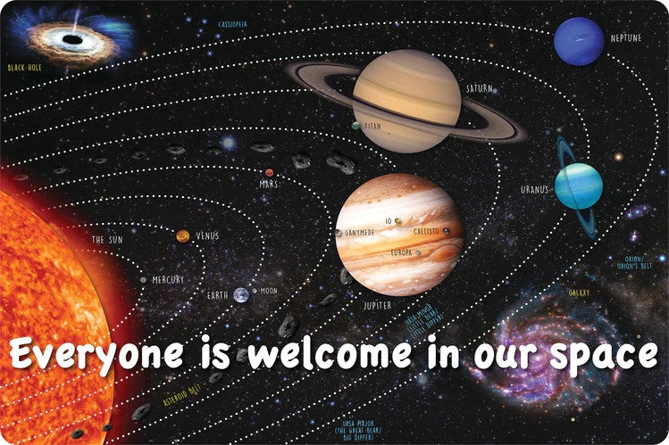 Welcome In Our Space Mat - 15.5"X23.5