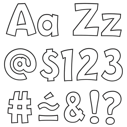 White Path 4-Inch Tiles Uppercase Ready Letters®