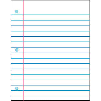 Wipe-Off® Charts - Notebook Paper (22" x 28")