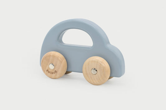 Wooden Car - Blue