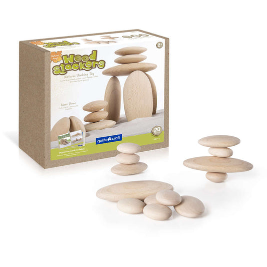 Wooden Stakers Stones