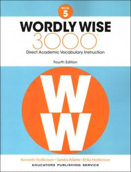 Wordly Wise Student Edition 3000 Student Book - Grade 5