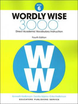 Wordly Wise Student Edition 3000 Student Book - Grade 6