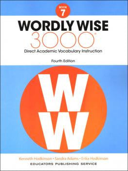 Wordly Wise Student Edition 3000 Student Book - Grade 7